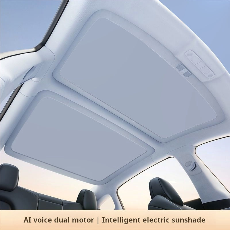 Tesla Model 3 Key Voice-Controlled Electric Sunshade | Heat & UV Protection
