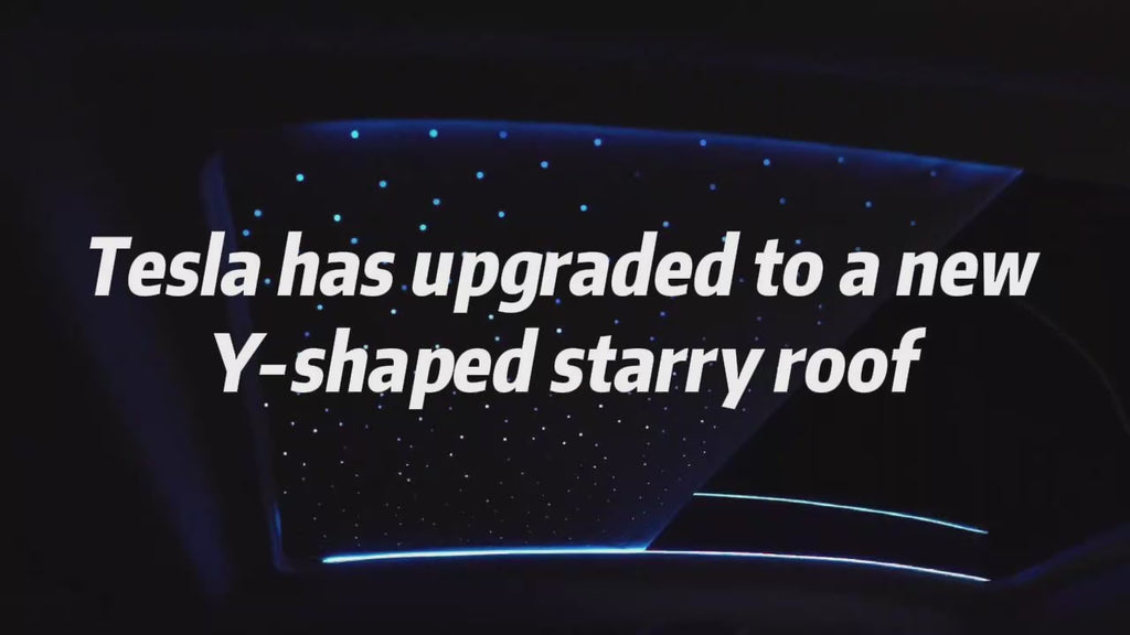 Tesla Model Y Voice-Controlled Electric Starry Roof Sunshade